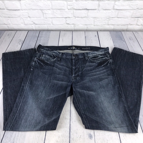 7 For All Mankind Other - 7 For All Mankind Mens Standard Straight Jeans 36